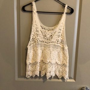 Lace tank